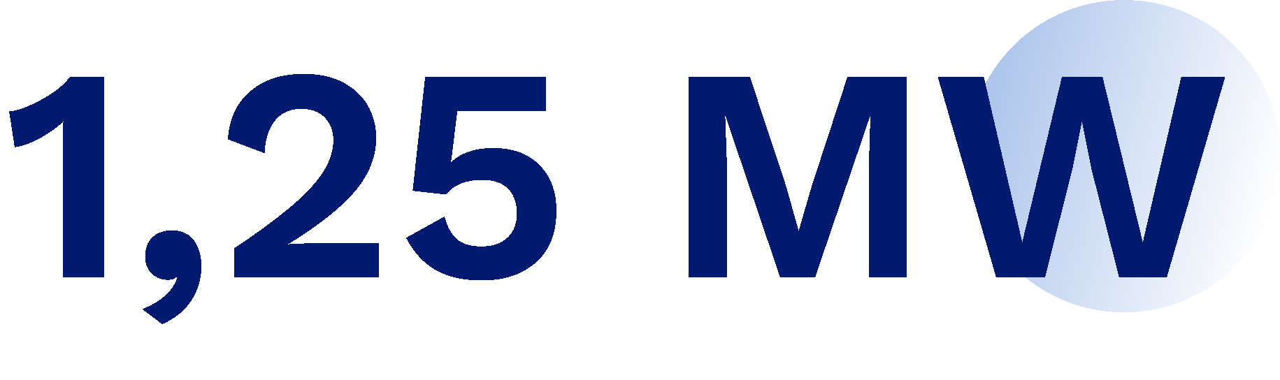1,25 MW