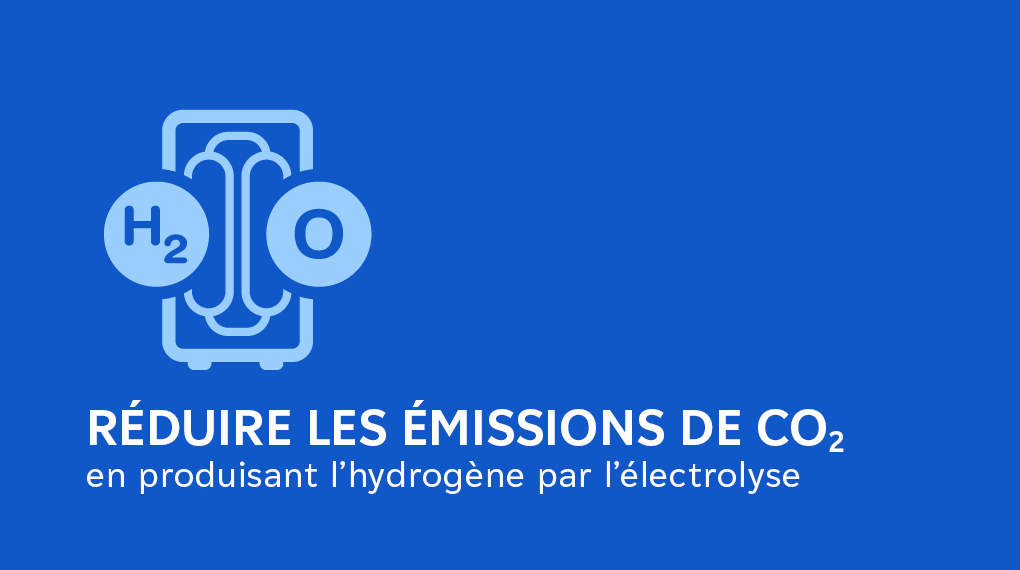 Réduire les émissions de CO2 en produisant l'hydrogène par l'électrolyse